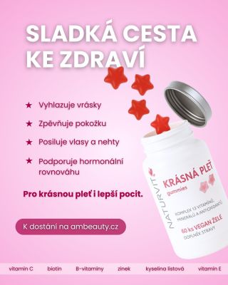 Krásná pleť jednoduše a bez námahy. 💆‍♀️ Naturvit Gummies kombinují účinné složky s příjemnou chutí. ⭐ 💗 Více na...