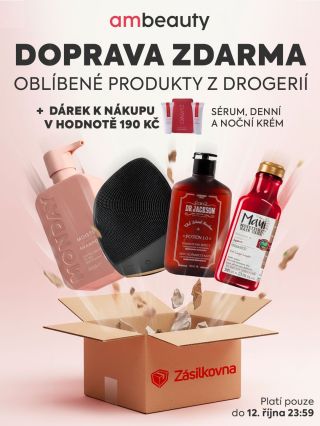 🚚 Týden doručení zdarma je tu! ✨ Až do neděle máte na ambeauty.cz doručení zdarma se Zásilkovnou při objednávce nad 330 Kč...