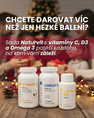 🎁 Hledáte smysluplný dárek, který má skutečnou hodnotu? Vsaďte na každodenní podporu zdraví – dárkovou sadu Naturvit s...